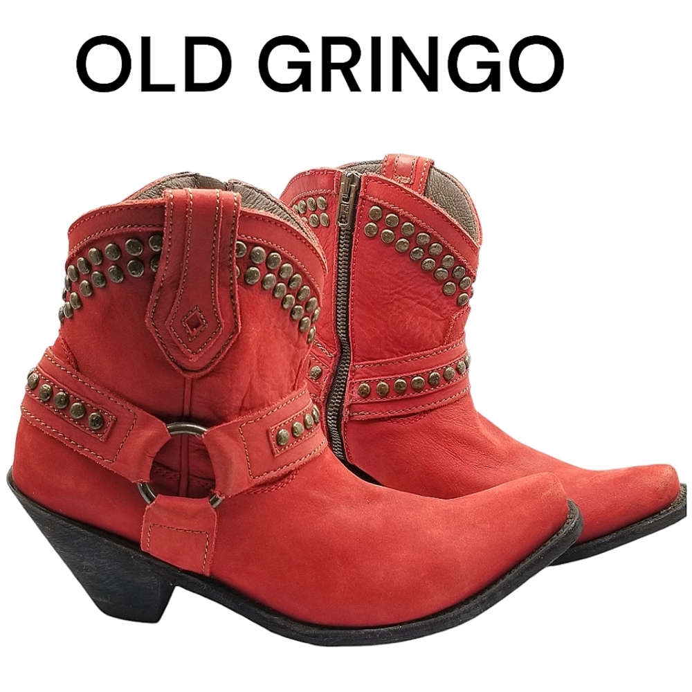 OLD GRINGO YIPPEE KI YAY "GONAR" Studded BOOTS